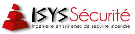 Logo ISYS SECURITE, coordination incendie obligatoire